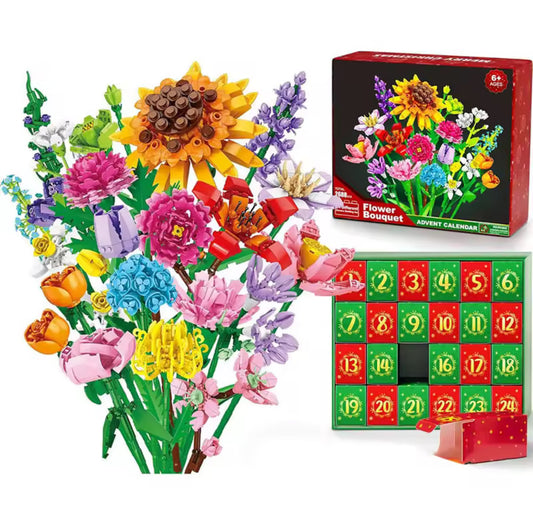 Flower Building Block Advent Calendar